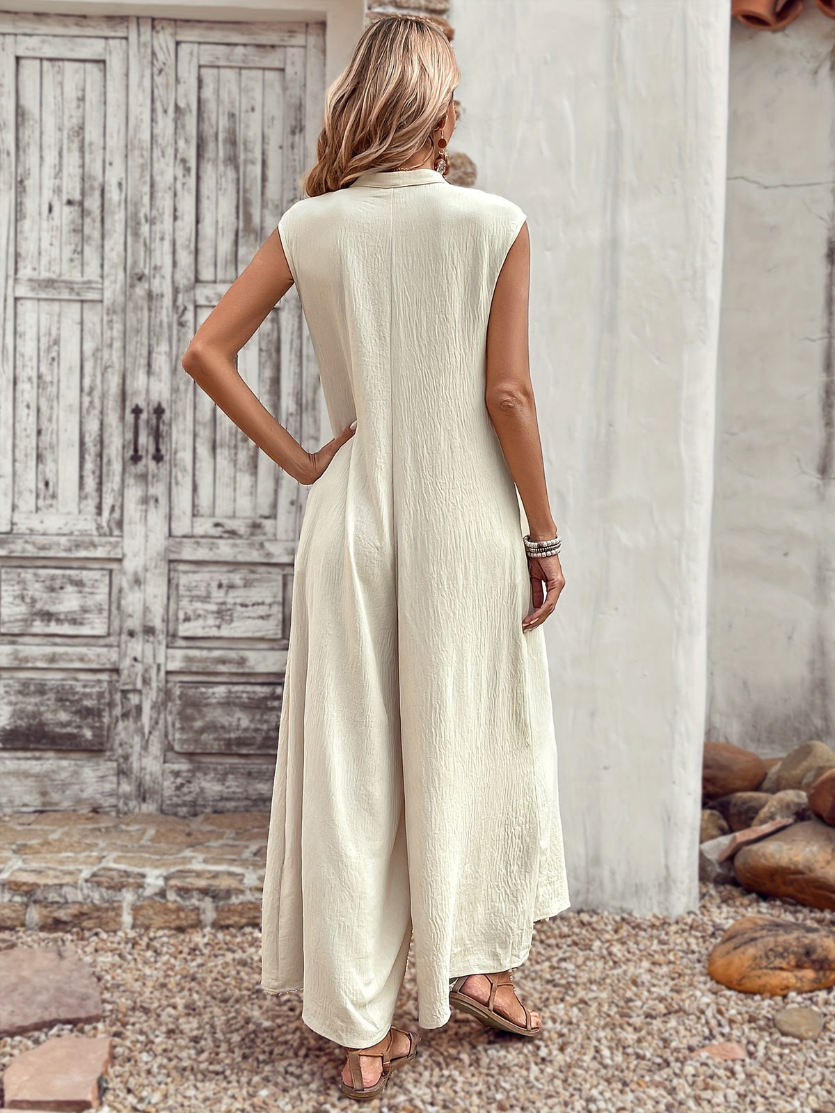 Ropa de moda,  Outfit mujer,  Enterizos Largos, Enterizos frescos, Enterizos elegantes, Enterizos cómodos, Enterizos casuales, Enterizos bonitos, Enterizos, Enterizo mujer, Enterizo largo, enterizos versatiles,  Enterizos largos unicolor, enterizos largos marfil,