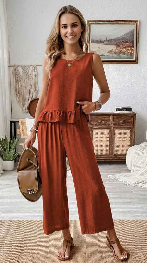 Ropa de moda, Outfit mujer, conjuntos frescos,  conjuntos de pantalón, conjuntos comodos, conjuntos casuales,  conjuntos,  conjunto mujer,  Conjunto de pantalón y blusa, conjunto corto,  conjunto con pantalón largo, 