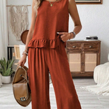 Ropa de moda, Outfit mujer, conjuntos frescos,  conjuntos de pantalón, conjuntos comodos, conjuntos casuales,  conjuntos,  conjunto mujer,  Conjunto de pantalón y blusa, conjunto corto,  conjunto con pantalón largo, 