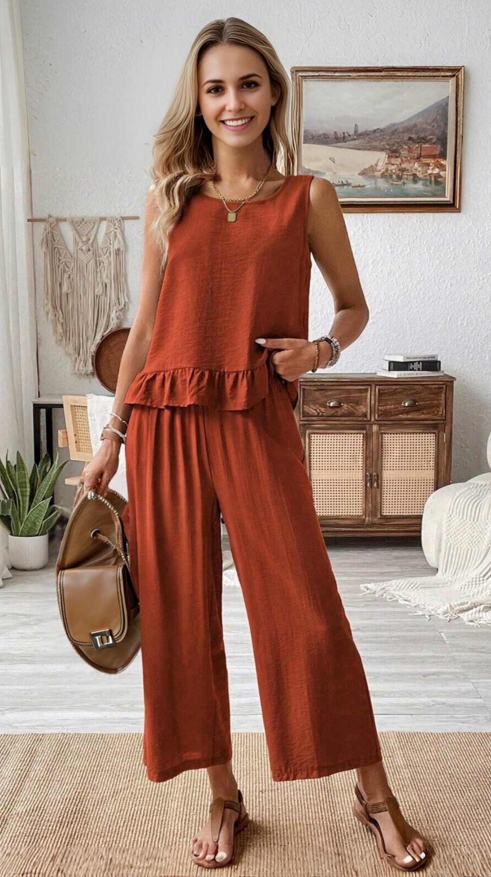 Ropa de moda, Outfit mujer, conjuntos frescos,  conjuntos de pantalón, conjuntos comodos, conjuntos casuales,  conjuntos,  conjunto mujer,  Conjunto de pantalón y blusa, conjunto corto,  conjunto con pantalón largo, 