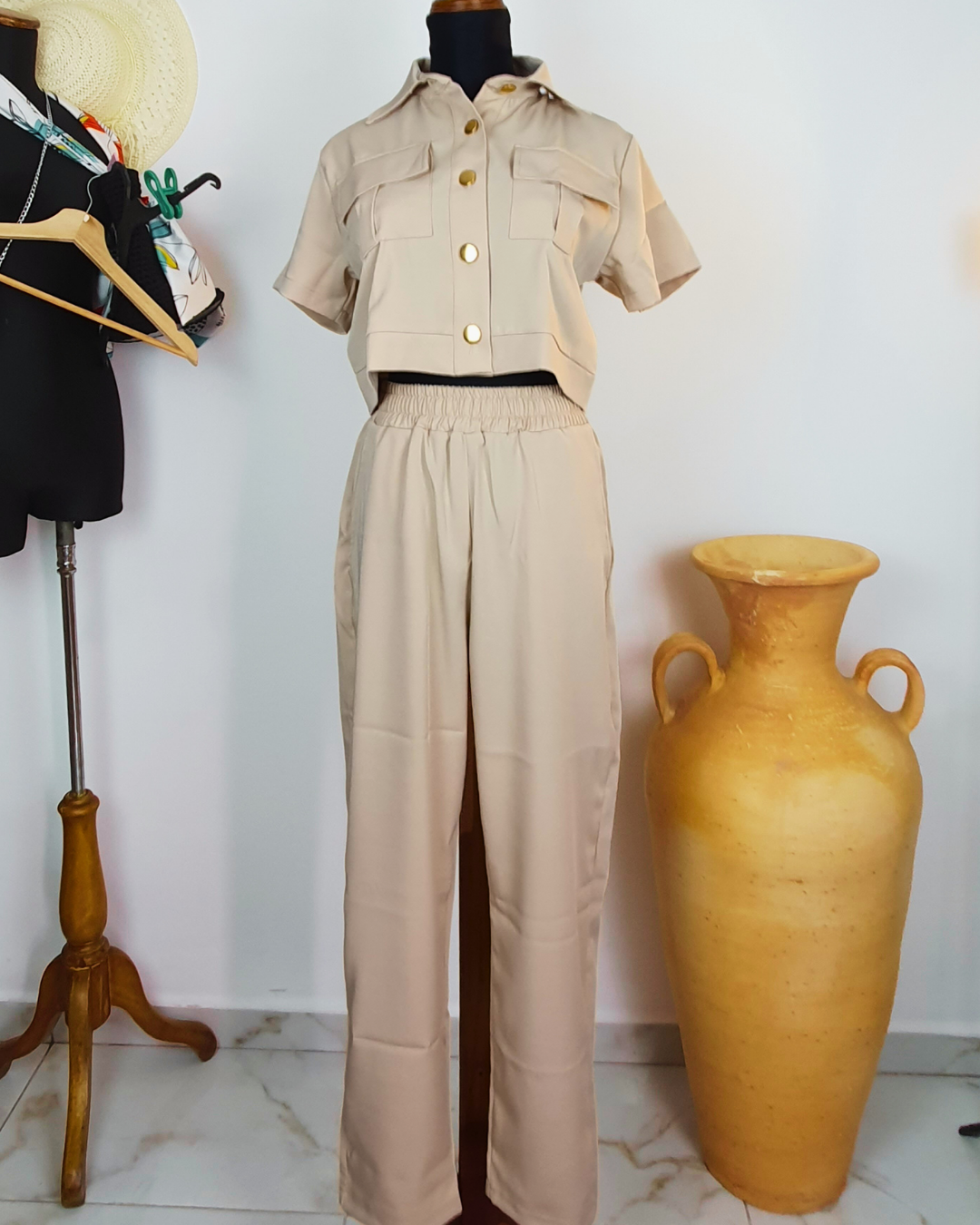 Conjunto de Chaleco y Pantalón Morelia - OUTLET