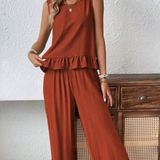 Ropa de moda, Outfit mujer, conjuntos frescos,  conjuntos de pantalón, conjuntos comodos, conjuntos casuales,  conjuntos,  conjunto mujer,  Conjunto de pantalón y blusa, conjunto corto,  conjunto con pantalón largo, 