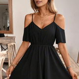 Vestidos mujer,  Vestidos elegantes,  Vestidos cortos,  Vestidos casuales,  vestidos,  Vestido corto,  Vestido,  Ropa de moda,  Outfit mujer, Vestidos negros,