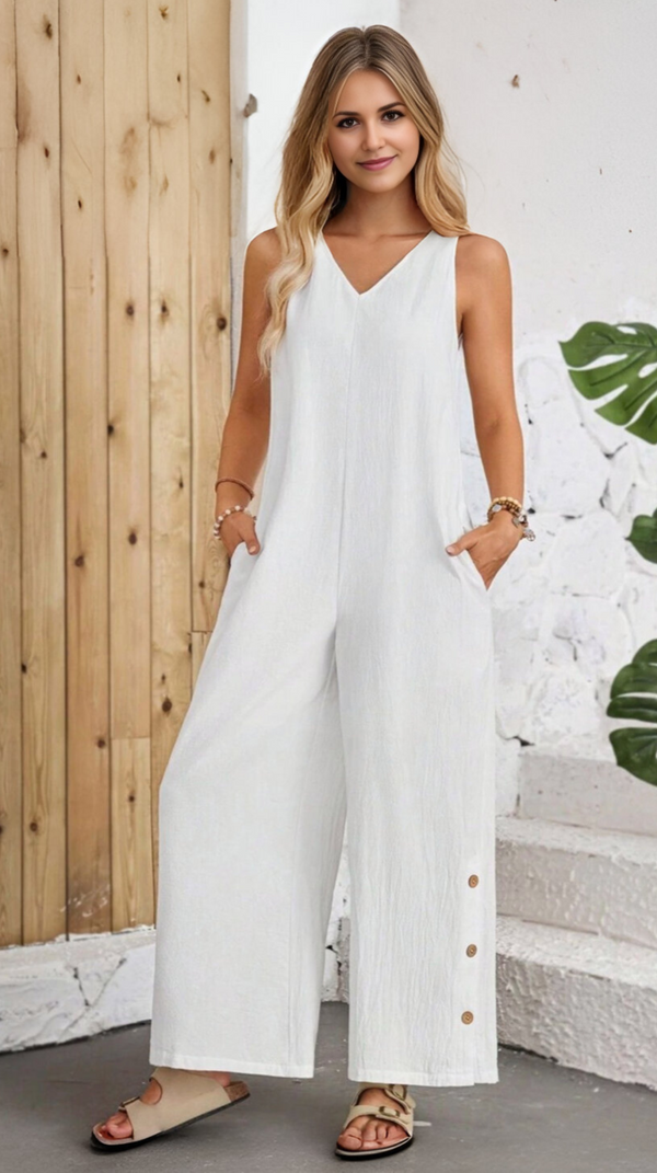 Ropa de moda,  Outfit mujer,  Enterizos Largos, Enterizos frescos, Enterizos elegantes, Enterizos cómodos, Enterizos casuales, Enterizos bonitos, Enterizos, Enterizo mujer, Enterizo largo, enterizos versatiles,  Enterizos largos unicolor, enterizos largos blancos,