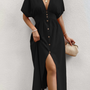 Vestidos mujer,  Vestidos largos elegantes,  Vestidos formales,  Vestidos elegantes,  Vestidos casuales,  vestidos,  vestido largo,  Vestido,  Ropa de moda,  Outfit mujer,  Vestido negro, 