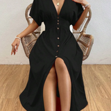 Vestidos mujer, Vestidos largos elegantes, Vestidos formales, Vestidos elegantes, Vestidos casuales, vestidos, vestido largo, Vestido, Ropa de moda, Outfit mujer, Vestido negro,