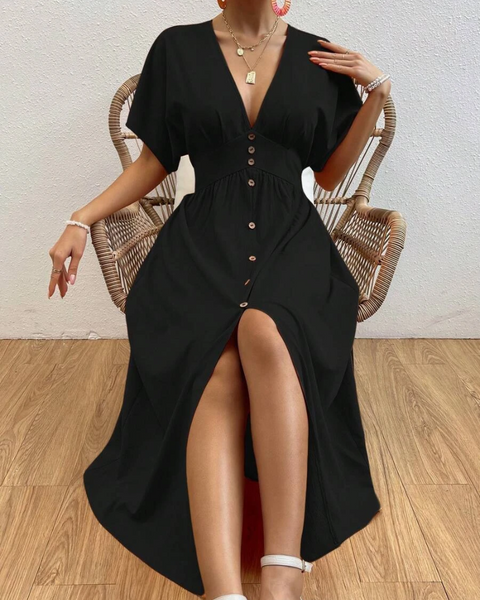 Vestidos mujer, Vestidos largos elegantes, Vestidos formales, Vestidos elegantes, Vestidos casuales, vestidos, vestido largo, Vestido, Ropa de moda, Outfit mujer, Vestido negro,
