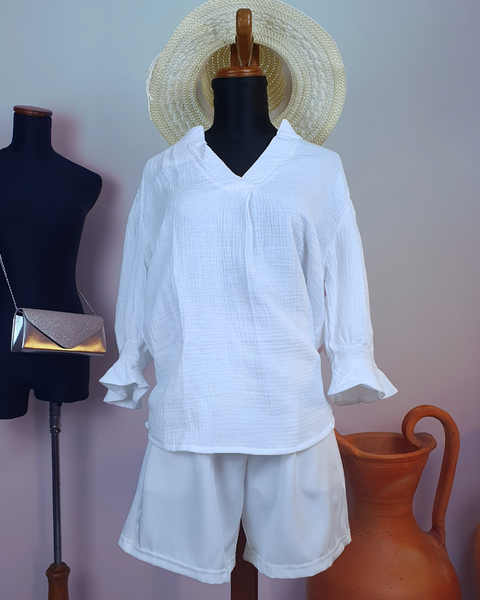 Blusa Manga Media Copacabana - OUTLET