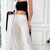 Ropa de moda, Outfit mujer, conjuntos frescos,  conjuntos de pantalón, conjuntos comodos, conjuntos casuales,  conjuntos,  conjunto mujer,  Conjunto de pantalón y blusa, conjunto corto,  conjunto con pantalón largo,  conjunto de pantalon blanco, 
