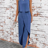 Ropa de moda, Outfit mujer, conjuntos frescos,  conjuntos de pantalón, conjuntos comodos, conjuntos casuales,  conjuntos,  conjunto mujer,  Conjunto de pantalón y blusa, conjunto corto,  conjunto con pantalón largo,  conjuntos azules,