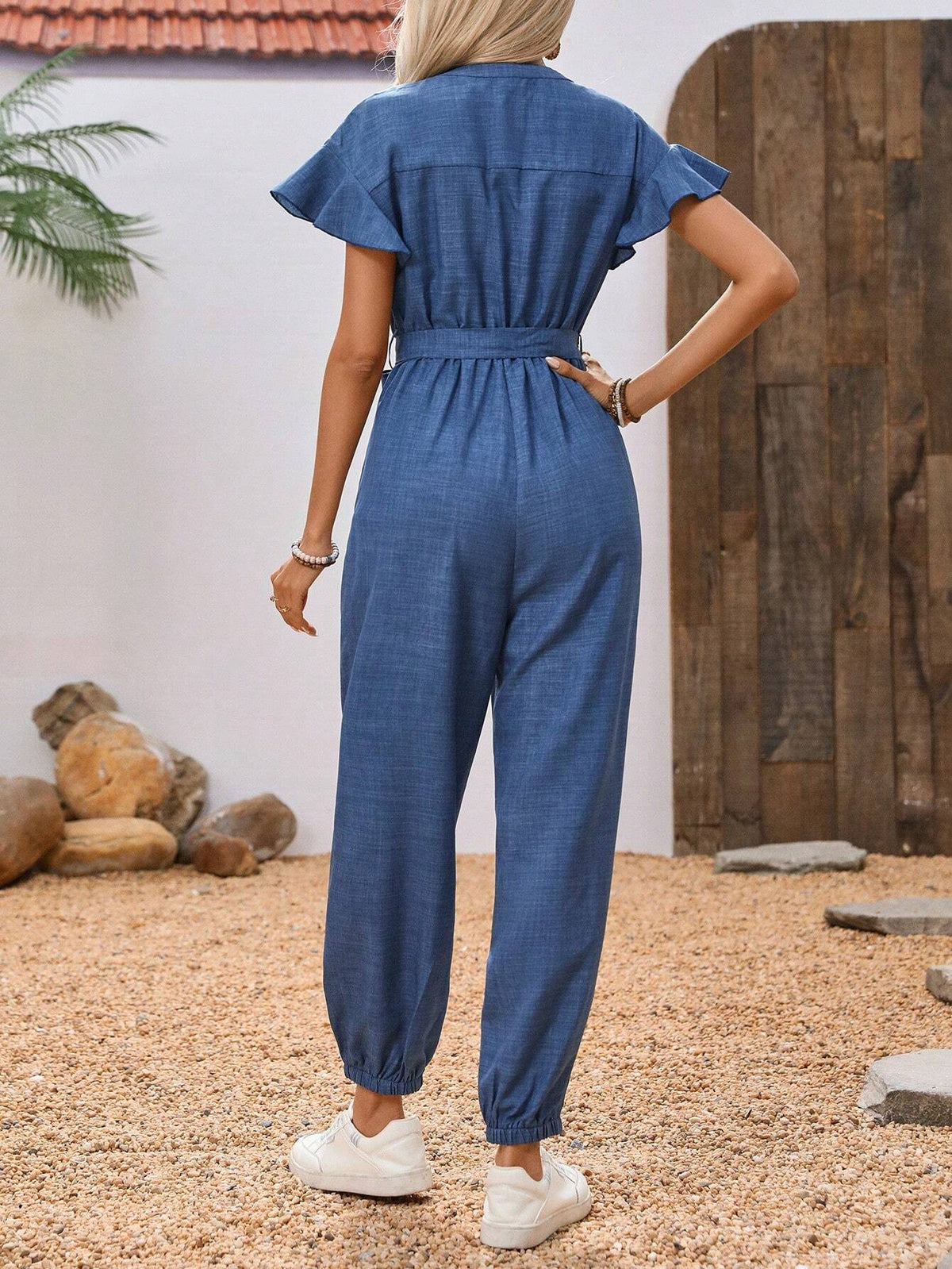 Ropa de moda,  Outfit mujer,  Enterizos Largos, Enterizos frescos, Enterizos elegantes, Enterizos cómodos, Enterizos casuales, Enterizos bonitos, Enterizos, Enterizo mujer, Enterizo largo, enterizos azules, 