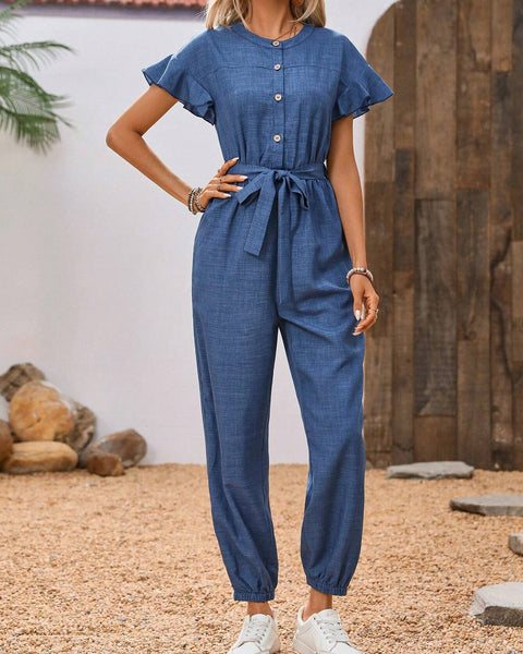 Ropa de moda,  Outfit mujer,  Enterizos Largos, Enterizos frescos, Enterizos elegantes, Enterizos cómodos, Enterizos casuales, Enterizos bonitos, Enterizos, Enterizo mujer, Enterizo largo, enterizos azules, 