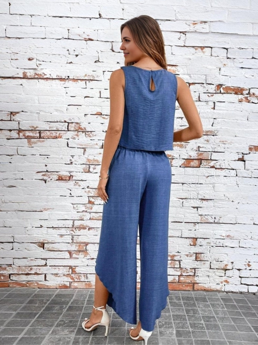 Ropa de moda, Outfit mujer, conjuntos frescos,  conjuntos de pantalón, conjuntos comodos, conjuntos casuales,  conjuntos,  conjunto mujer,  Conjunto de pantalón y blusa, conjunto corto,  conjunto con pantalón largo,  conjuntos azules,
