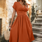 Vestidos mujer,  Vestidos largos elegantes,  Vestidos formales,  Vestidos elegantes,  vestidos,  vestido largo,  Vestido elegante,  Vestido,  Ropa de moda,  Outfit mujer,  Vestido formal,  Vestido Naranja,