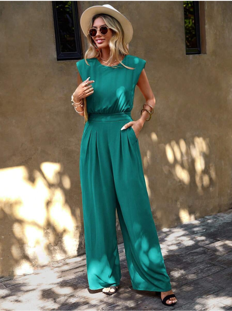 Ropa de moda,  Outfit mujer,  Enterizos frescos,  Enterizos elegantes,  Enterizos comodos,  Enterizos,  Enterizo mujer,  Enterizo elegante,  Enterizo comodo,  Enterizo largo,  Enterizos Largos,  Enterizo Verde Marino,  Enterizos Verdes,
