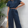 Ropa de moda, Outfit mujer, conjuntos frescos,  conjuntos de pantalón, conjuntos comodos, conjuntos casuales,  conjuntos,  conjunto mujer,  Conjunto de pantalón y blusa, conjunto corto,  conjunto con pantalón largo, conjunto con pantalón largo azul, 