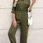 Ropa de moda,  Outfit mujer,  Enterizos Largos, Enterizos frescos, Enterizos elegantes, Enterizos cómodos, Enterizos casuales, Enterizos bonitos, Enterizos, Enterizo mujer, Enterizo largo, enterizos versatiles,  Enterizos largos unicolor, enterizos largos verdes,