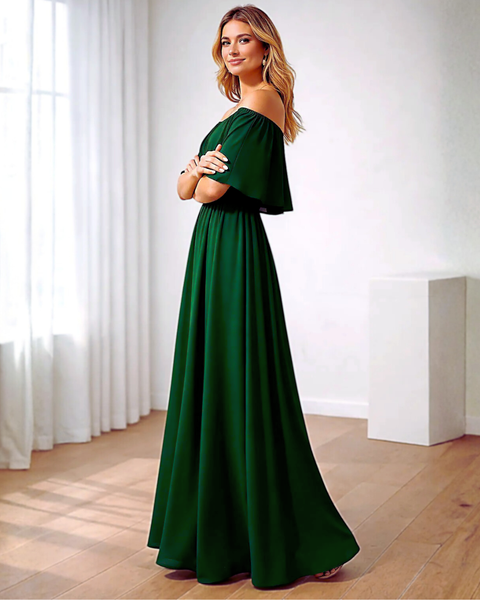 Vestidos mujer, atributo, atributo.co, Vestidos elegantes, Vestidos largo, Vestidos casuales, vestidos, Vestido largo, Vestido, Ropa de moda, Outfit mujer, vestido verde, vestido largo verde