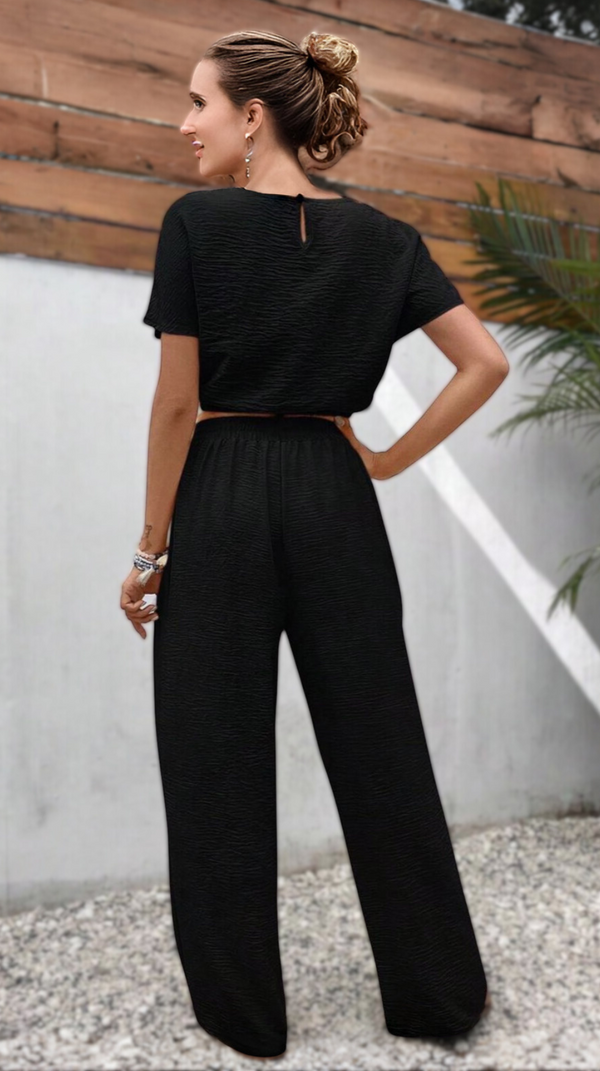 Ropa de moda, Outfit mujer, conjuntos frescos,  conjuntos de pantalón, conjuntos comodos, conjuntos casuales,  conjuntos,  conjunto mujer,  Conjunto de pantalón y blusa, conjunto corto,  conjunto con pantalón largo, conjunto con pantalón largo negro, 