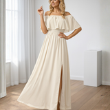 Vestidos mujer, atributo, atributo.co, Vestidos elegantes, Vestidos largo, Vestidos casuales, vestidos, Vestido largo, Vestido, Ropa de moda, Outfit mujer, vestido marfil, vestido largo marfil