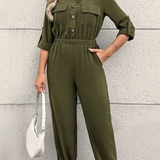 Ropa de moda,  Outfit mujer,  Enterizos Largos, Enterizos frescos, Enterizos elegantes, Enterizos cómodos, Enterizos casuales, Enterizos bonitos, Enterizos, Enterizo mujer, Enterizo largo, enterizos versatiles,  Enterizos largos unicolor, enterizos largos verdes,