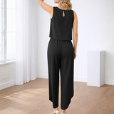 Ropa de moda, Outfit mujer, conjuntos frescos,  conjuntos de pantalón, conjuntos comodos, conjuntos casuales,  conjuntos,  conjunto mujer,  Conjunto de pantalón y blusa,  conjunto con pantalón largo,  conjunto negro