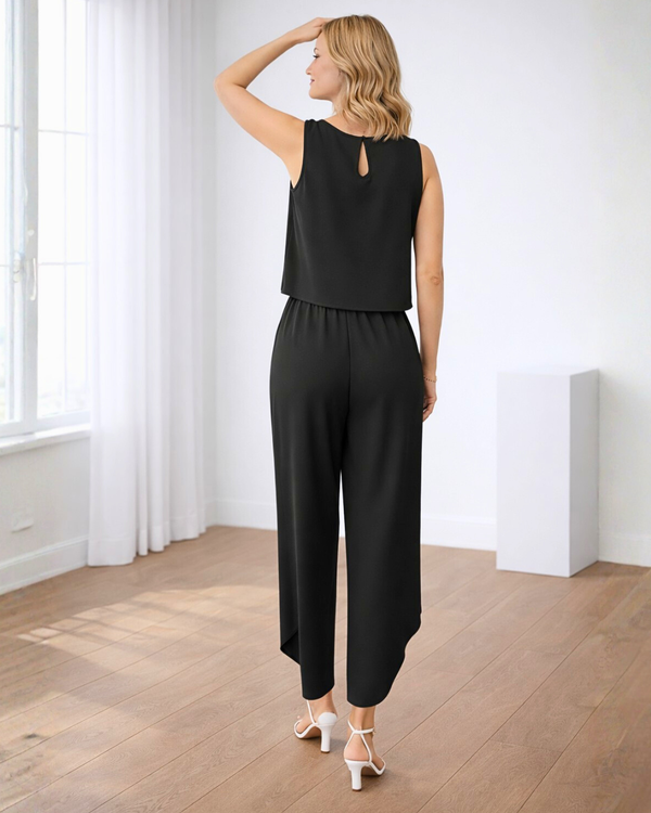 Ropa de moda, Outfit mujer, conjuntos frescos,  conjuntos de pantalón, conjuntos comodos, conjuntos casuales,  conjuntos,  conjunto mujer,  Conjunto de pantalón y blusa,  conjunto con pantalón largo,  conjunto negro