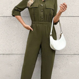Ropa de moda,  Outfit mujer,  Enterizos Largos, Enterizos frescos, Enterizos elegantes, Enterizos cómodos, Enterizos casuales, Enterizos bonitos, Enterizos, Enterizo mujer, Enterizo largo, enterizos versatiles,  Enterizos largos unicolor, enterizos largos verdes,