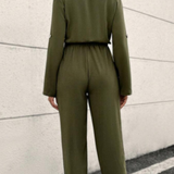 Ropa de moda,  Outfit mujer,  Enterizos Largos, Enterizos frescos, Enterizos elegantes, Enterizos cómodos, Enterizos casuales, Enterizos bonitos, Enterizos, Enterizo mujer, Enterizo largo, enterizos versatiles,  Enterizos largos unicolor, enterizos largos verdes,