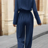 Ropa de moda,  Outfit mujer,  Enterizos Largos, Enterizos frescos, Enterizos elegantes, Enterizos cómodos, Enterizos casuales, Enterizos bonitos, Enterizos, Enterizo mujer, Enterizo largo, enterizos versatiles,  Enterizos largos unicolor, enterizos largos azules,