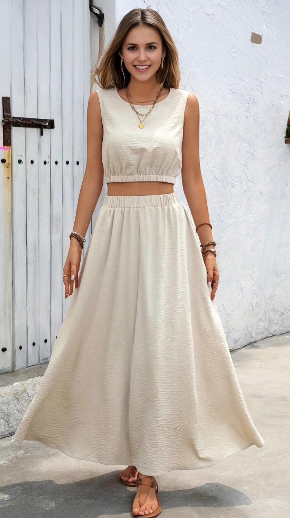 Conjunto de Falda y Blusa Miranda – Atributo - Main Image