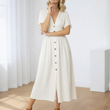 Vestidos mujer,  Vestidos largos elegantes,  Vestidos formales,  Vestidos elegantes,  Vestidos casuales,  vestidos,  vestido largo,  Vestido,  Ropa de moda,  Outfit mujer,  Vestido blanco