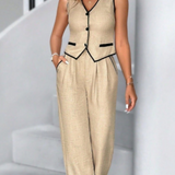Ropa de moda, Outfit mujer, conjuntos frescos,  conjuntos de pantalón, conjuntos comodos, conjuntos casuales,  conjuntos,  conjunto mujer,  Conjunto de pantalón y blusa, conjunto corto,  conjunto con pantalón largo, 