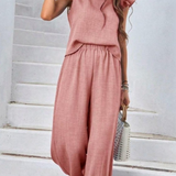 Ropa de moda, Outfit mujer, conjuntos frescos,  conjuntos de pantalón, conjuntos cómodos, conjuntos casuales,  conjuntos,  conjunto mujer,  Conjunto de pantalón y blusa, conjunto corto,  conjunto con pantalón largo, conjuntos negros, conjuntos de pantalón rosado,