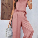 Ropa de moda, Outfit mujer, conjuntos frescos,  conjuntos de pantalón, conjuntos cómodos, conjuntos casuales,  conjuntos,  conjunto mujer,  Conjunto de pantalón y blusa, conjunto corto,  conjunto con pantalón largo, conjuntos negros, conjuntos de pantalón rosado,
