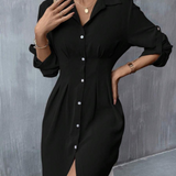 Vestidos mujer, atributo, atributo.co, Vestidos elegantes, Vestidos corto, Vestidos casuales, vestidos, Vestido corto, Vestido, Ropa de moda, Outfit mujer, vestido negro, vestido corto negro