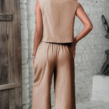 Ropa de moda, Outfit mujer, conjuntos frescos,  conjuntos de pantalón, conjuntos comodos, conjuntos casuales,  conjuntos,  conjunto mujer,  Conjunto de pantalón y blusa, conjunto corto,  conjunto con pantalón largo,  conjuntos  de pantalon caqui,