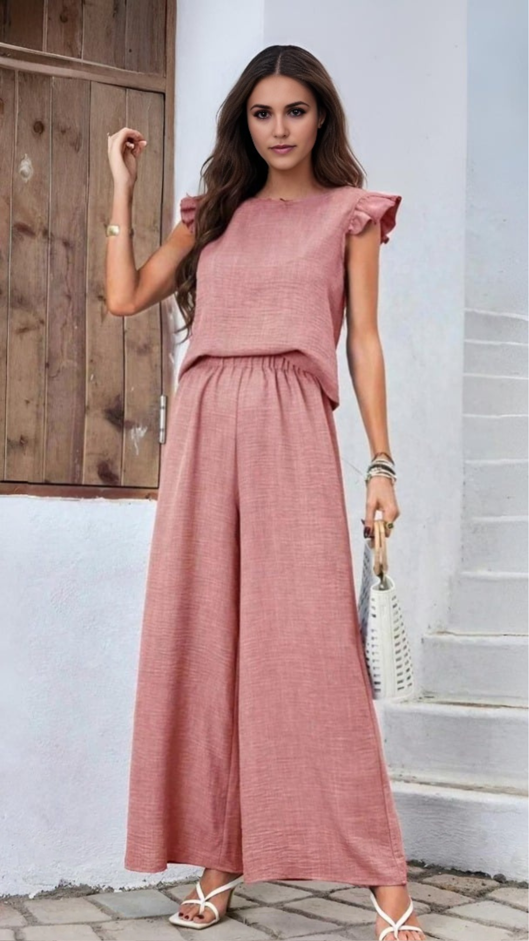 Ropa de moda, Outfit mujer, conjuntos frescos,  conjuntos de pantalón, conjuntos cómodos, conjuntos casuales,  conjuntos,  conjunto mujer,  Conjunto de pantalón y blusa, conjunto corto,  conjunto con pantalón largo, conjuntos negros, conjuntos de pantalón rosado,