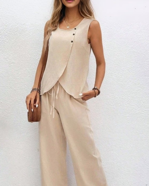 Ropa de moda, Outfit mujer, conjuntos frescos,  conjuntos de pantalón, conjuntos comodos, conjuntos casuales,  conjuntos,  conjunto mujer,  Conjunto de pantalón y blusa, conjunto corto,  conjunto con pantalón largo,  conjuntos beige, 