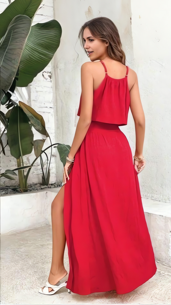 Ropa de moda,  Outfit mujer,  conjuntos frescos,  Conjuntos de falda y blusa,  conjuntos cortos,  conjuntos comodos,  conjuntos casuales,  conjuntos,  conjunto mujer,  conjunto corto,  conjunto con falda,  Conjuntos con falda y blusa,  Conjunto con falda y blusa Rojo,    conjunto de falda y blusa Rojo, conjunto elegante, conjuntos elegantes
