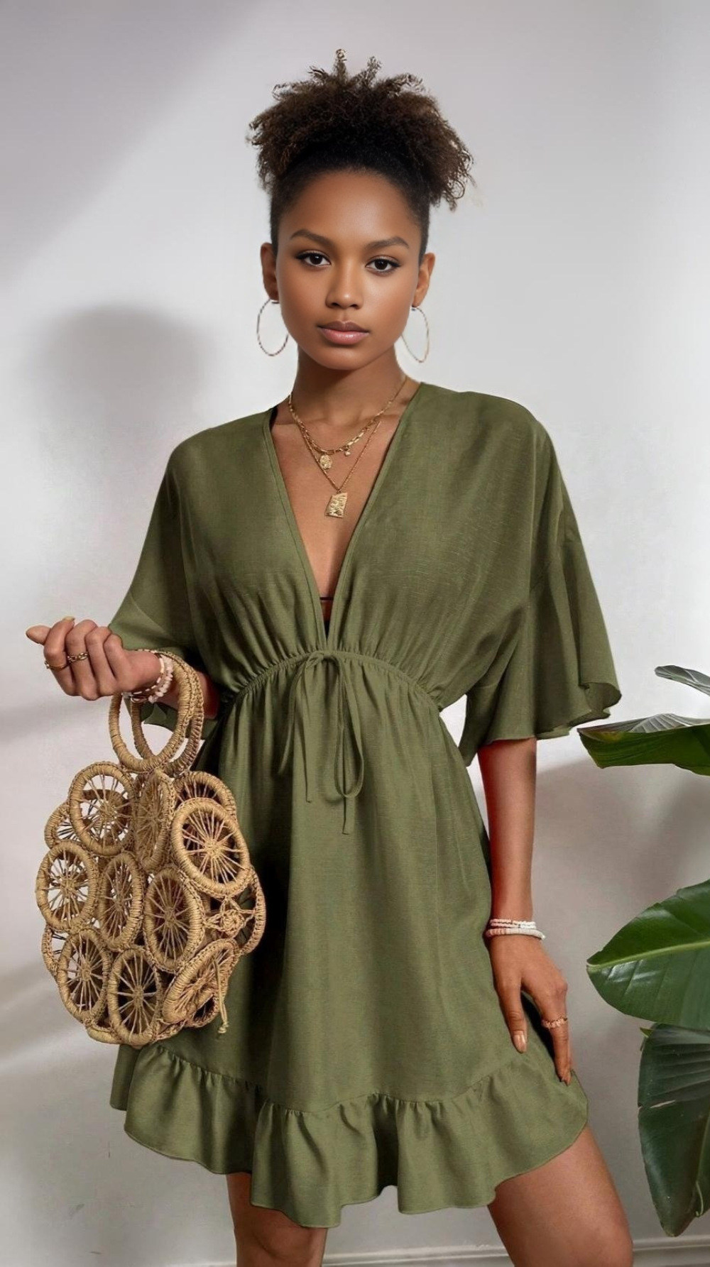 Vestidos mujer,  Vestidos elegantes,  Vestidos cortos,  Vestidos casuales,  vestidos,  Vestido corto,  Vestido,  Ropa de moda,  Outfit mujer, Vestidos verdes,