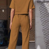 Ropa de moda, Outfit mujer, conjuntos frescos,  conjuntos de pantalón, conjuntos comodos, conjuntos casuales,  conjuntos,  conjunto mujer,  Conjunto de pantalón y chaleco, conjunto corto,  conjunto con pantalón largo,  conjunto con chaqueta y pantalon,