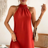 Vestidos mujer, atributo, atributo.co, Vestidos elegantes, Vestidos corto, Vestidos casuales, vestidos, Vestido corto, Vestido, Ropa de moda, Outfit mujer, vestido, vestido corto rojo, vestido rojo