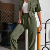 Ropa de moda, Outfit mujer, conjuntos frescos,  conjuntos de pantalón, conjuntos comodos, conjuntos casuales,  conjuntos,  conjunto mujer,  Conjunto de pantalón y chaleco, conjunto corto,  conjunto con pantalón largo,  conjunto con chaqueta y pantalon,