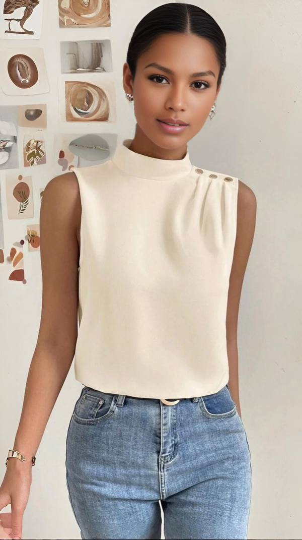 Blusa Sin Mangas Palmar – Atributo