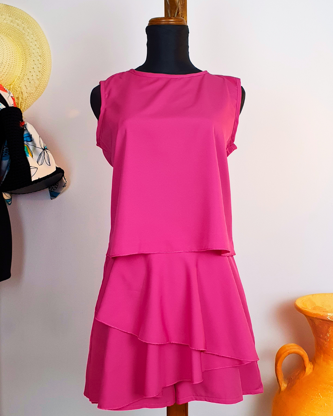 Conjunto de Blusa y Pantalón Corto Manzanares - OUTLET