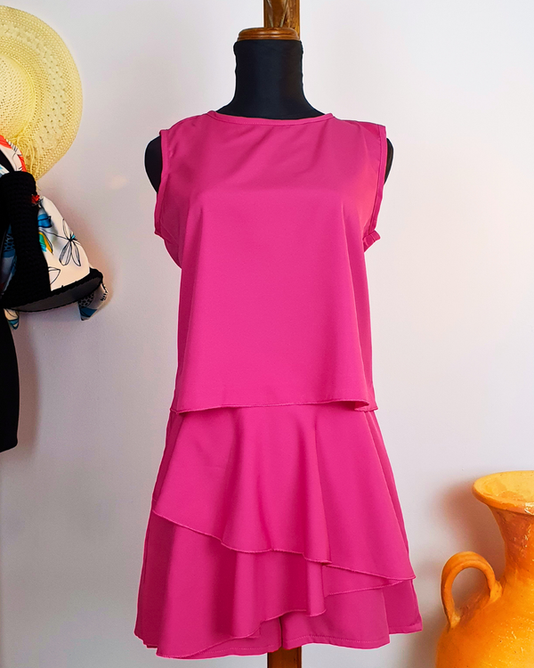 Conjunto de Blusa y Pantalón Corto Manzanares - OUTLET