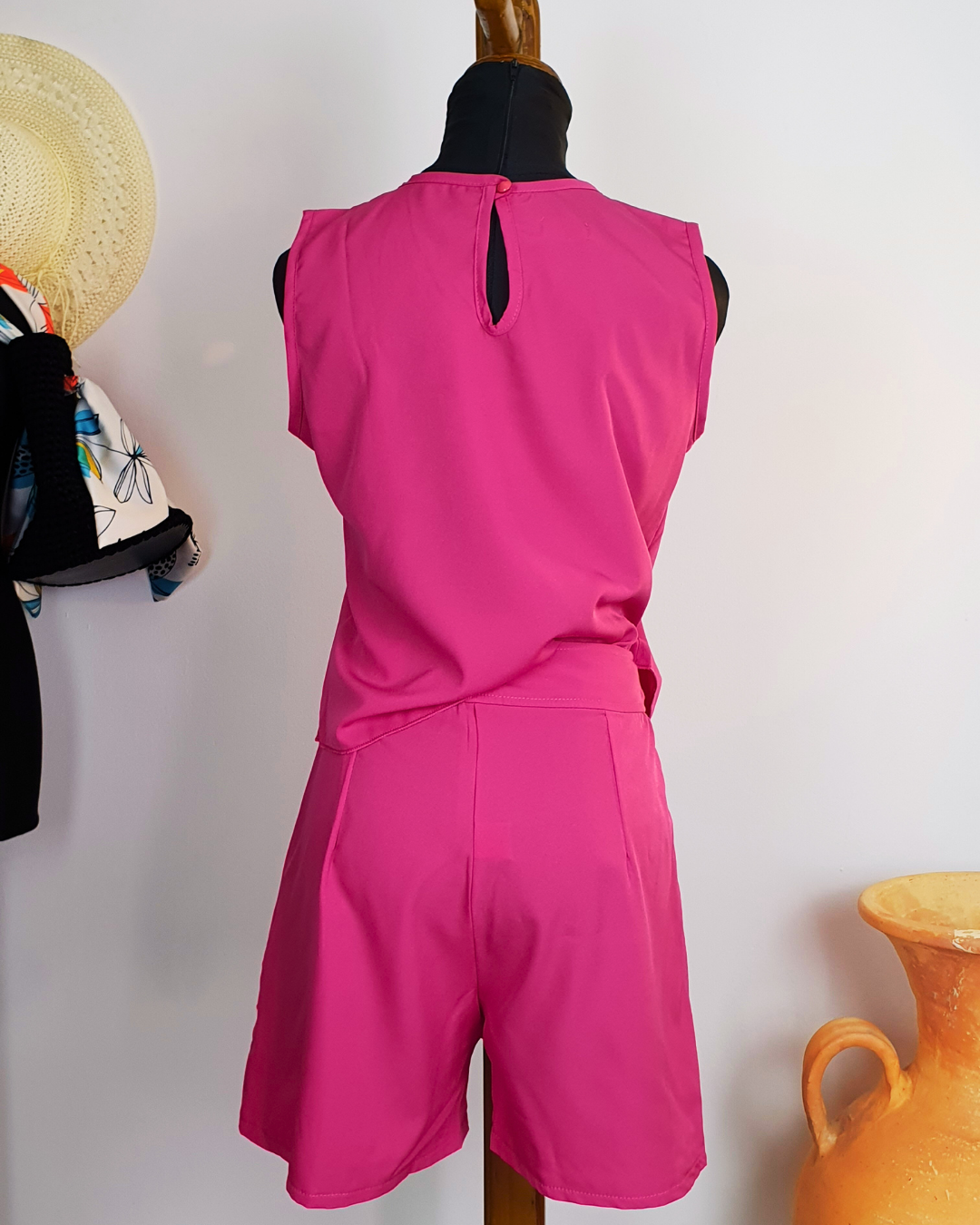 Conjunto de Blusa y Pantalón Corto Manzanares - OUTLET