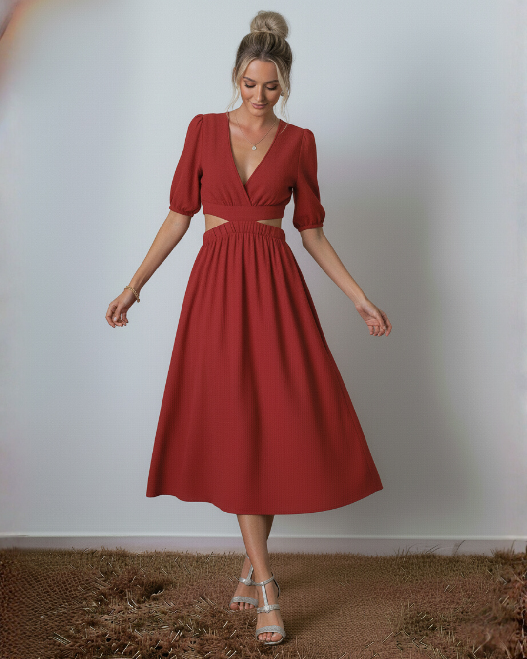 Vestido Largo Canoas