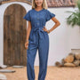 Ropa de moda,  Outfit mujer,  Enterizos Largos, Enterizos frescos, Enterizos elegantes, Enterizos cómodos, Enterizos casuales, Enterizos bonitos, Enterizos, Enterizo mujer, Enterizo largo, enterizos azules, 